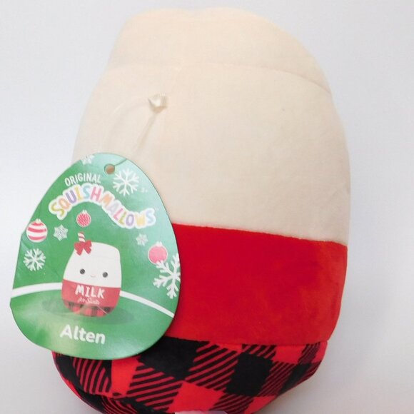 2023 Squishmallows 9" Alten Milk for Santa Christmas New With Tags - Picture 2 of 7